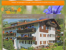 Tablet Screenshot of landhaus-haug.de